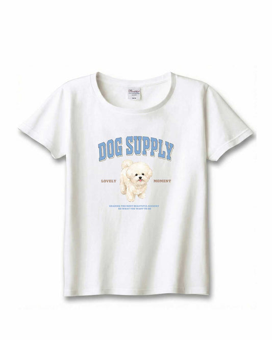 DOG SUPPLY　ビションフリーゼ（テディベアカット）｜ヘビーウェイトTシャツ