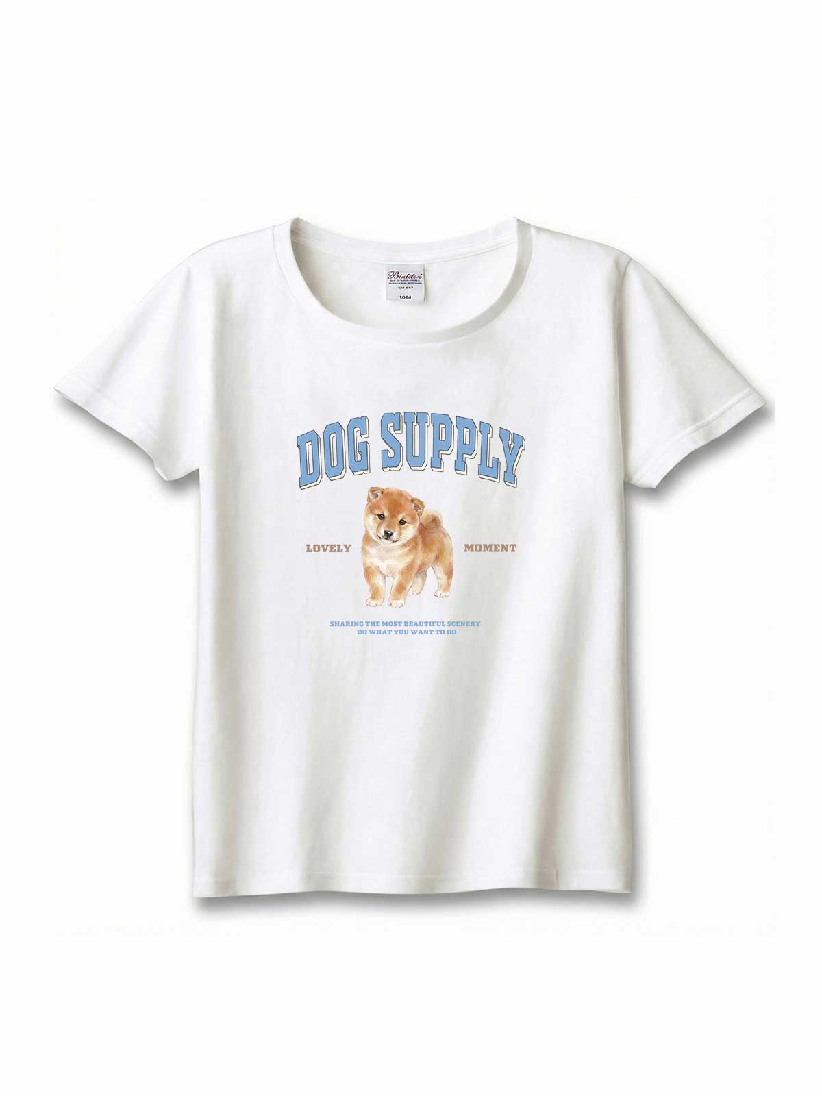 DOG SUPPLY　豆柴（毛色：赤柴）｜ヘビーウェイトTシャツ