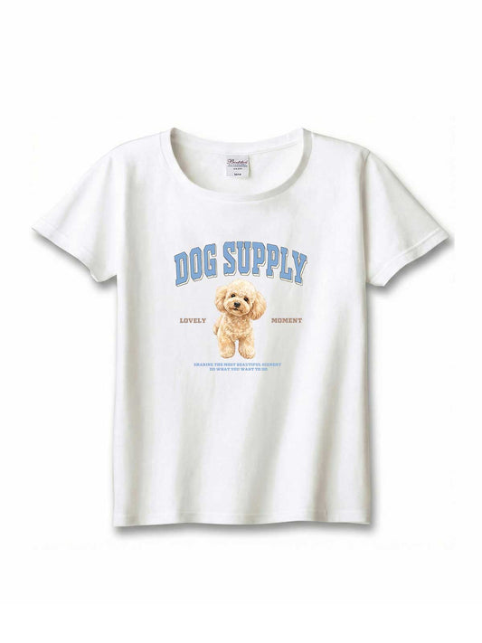 DOG SUPPLY　トイプードル（毛色：キャラメル）｜ヘビーウェイトTシャツ