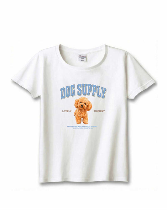 DOG SUPPLY　トイプードル（毛色：オレンジフォーン）｜ヘビーウェイトTシャツ