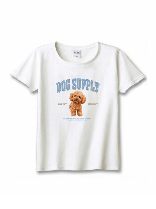 DOG SUPPLY　トイプードル（毛色：レッドフォーン）｜ヘビーウェイトTシャツ