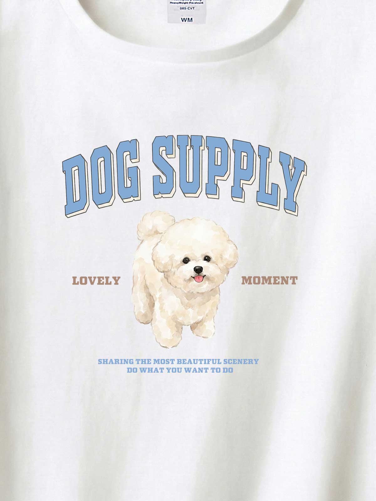 DOG SUPPLY　ビションフリーゼ（テディベアカット）｜ヘビーウェイトTシャツ