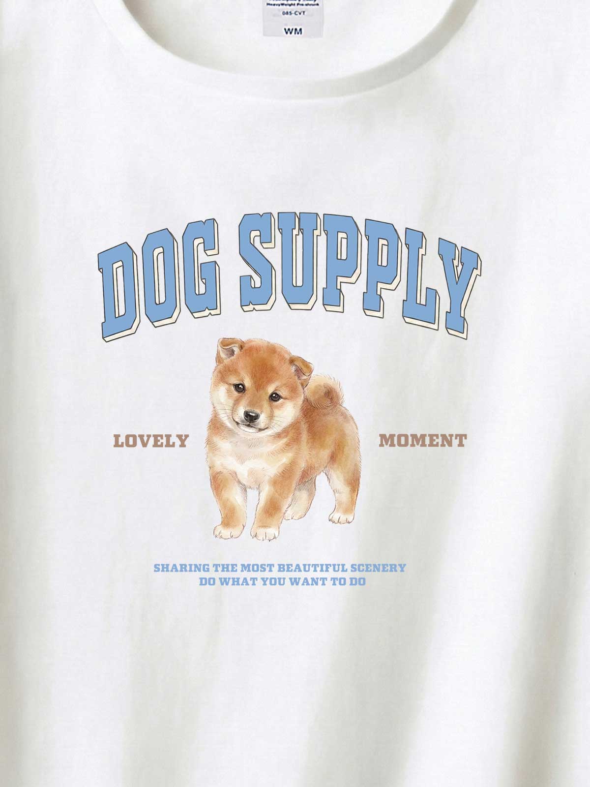 DOG SUPPLY　豆柴（毛色：赤柴）｜ヘビーウェイトTシャツ