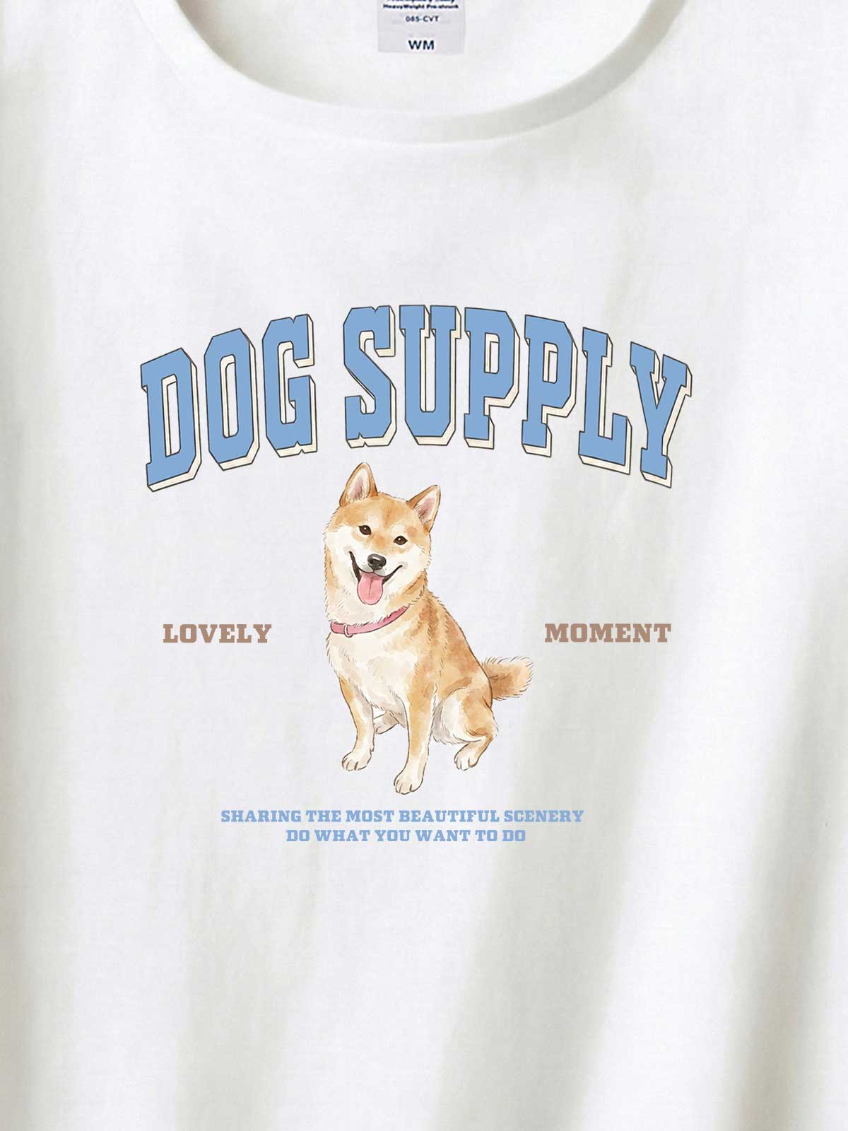 DOG SUPPLY　柴犬（毛色：赤柴）｜ヘビーウェイトTシャツ