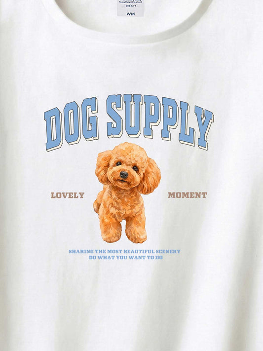 DOG SUPPLY　トイプードル（毛色：オレンジフォーン）｜ヘビーウェイトTシャツ