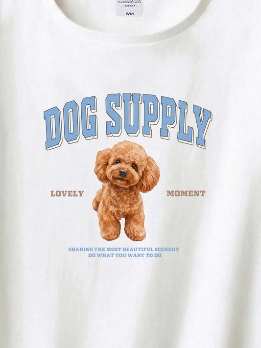 DOG SUPPLY　トイプードル（毛色：レッドフォーン）｜ヘビーウェイトTシャツ